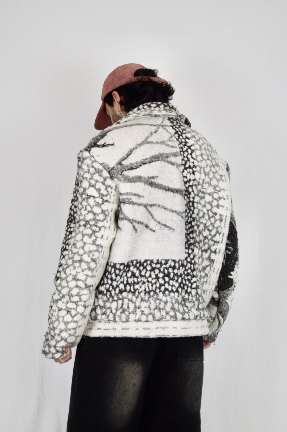 Chaqueta de tela recuperada