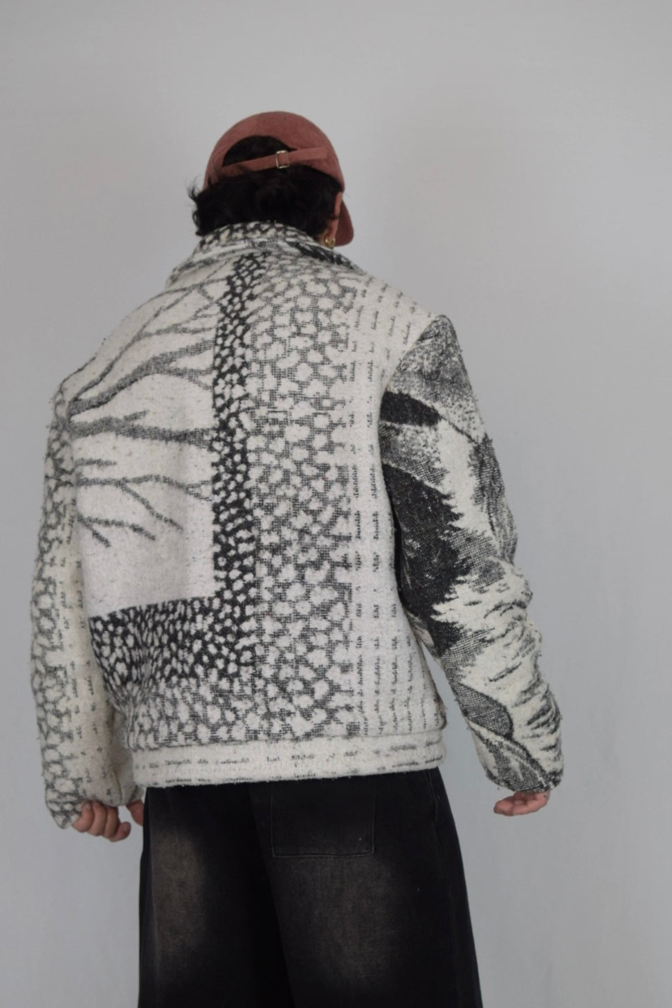 Chaqueta de tela recuperada