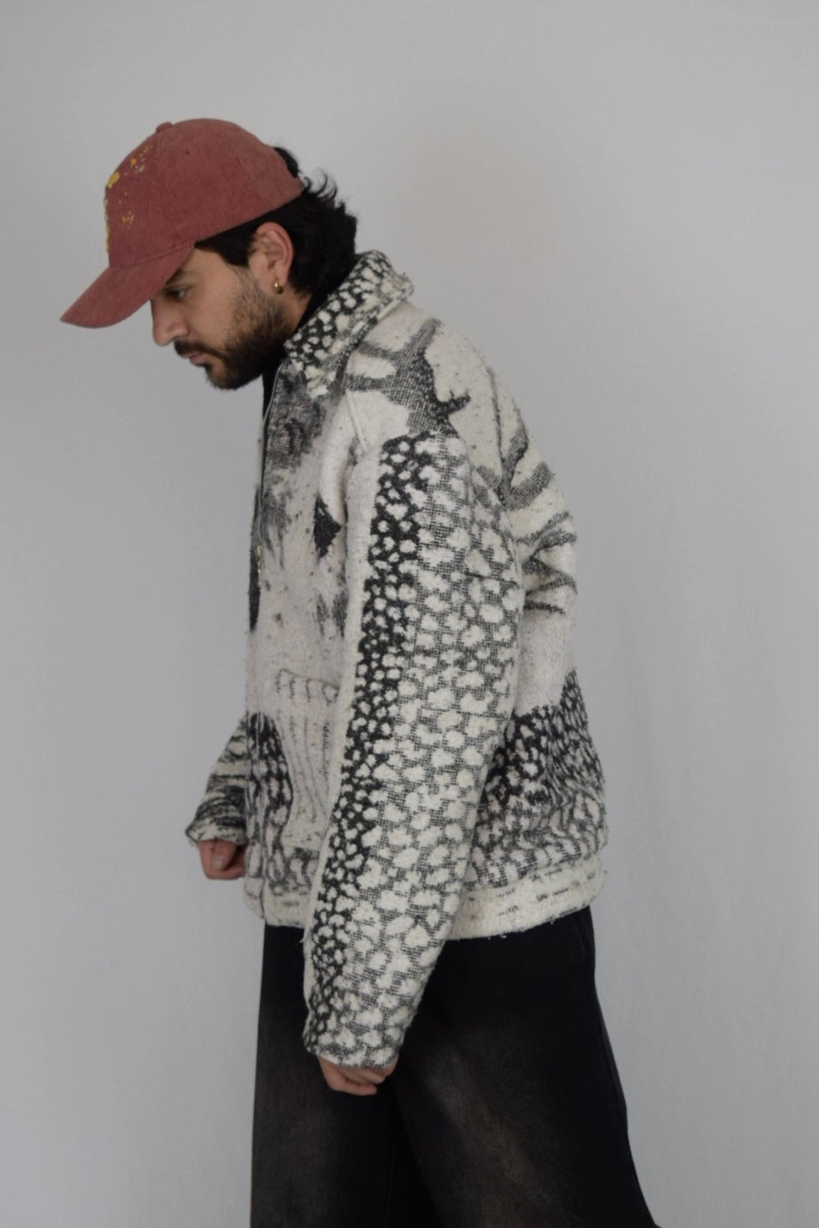 Chaqueta de tela recuperada