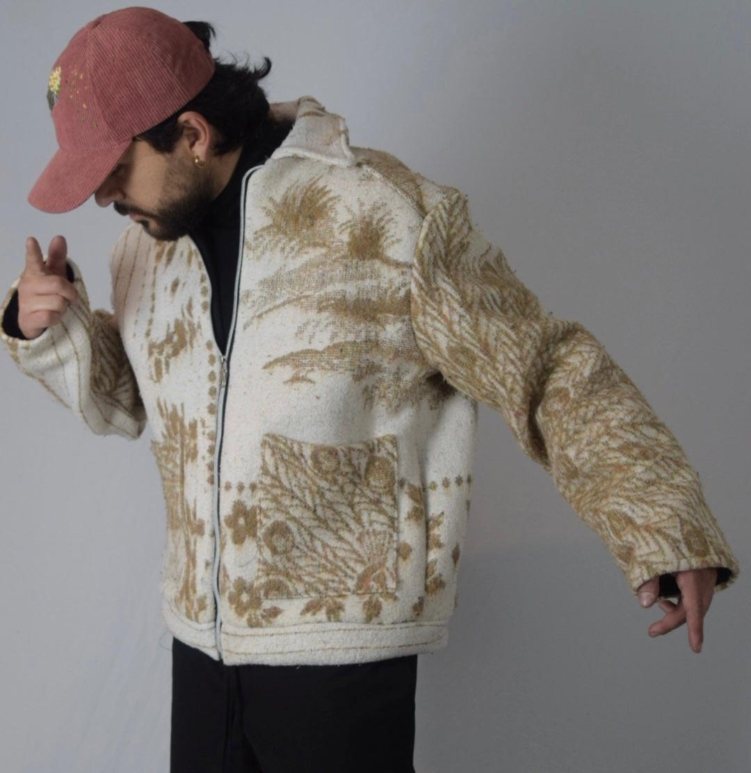 Chaqueta bosque blanco
