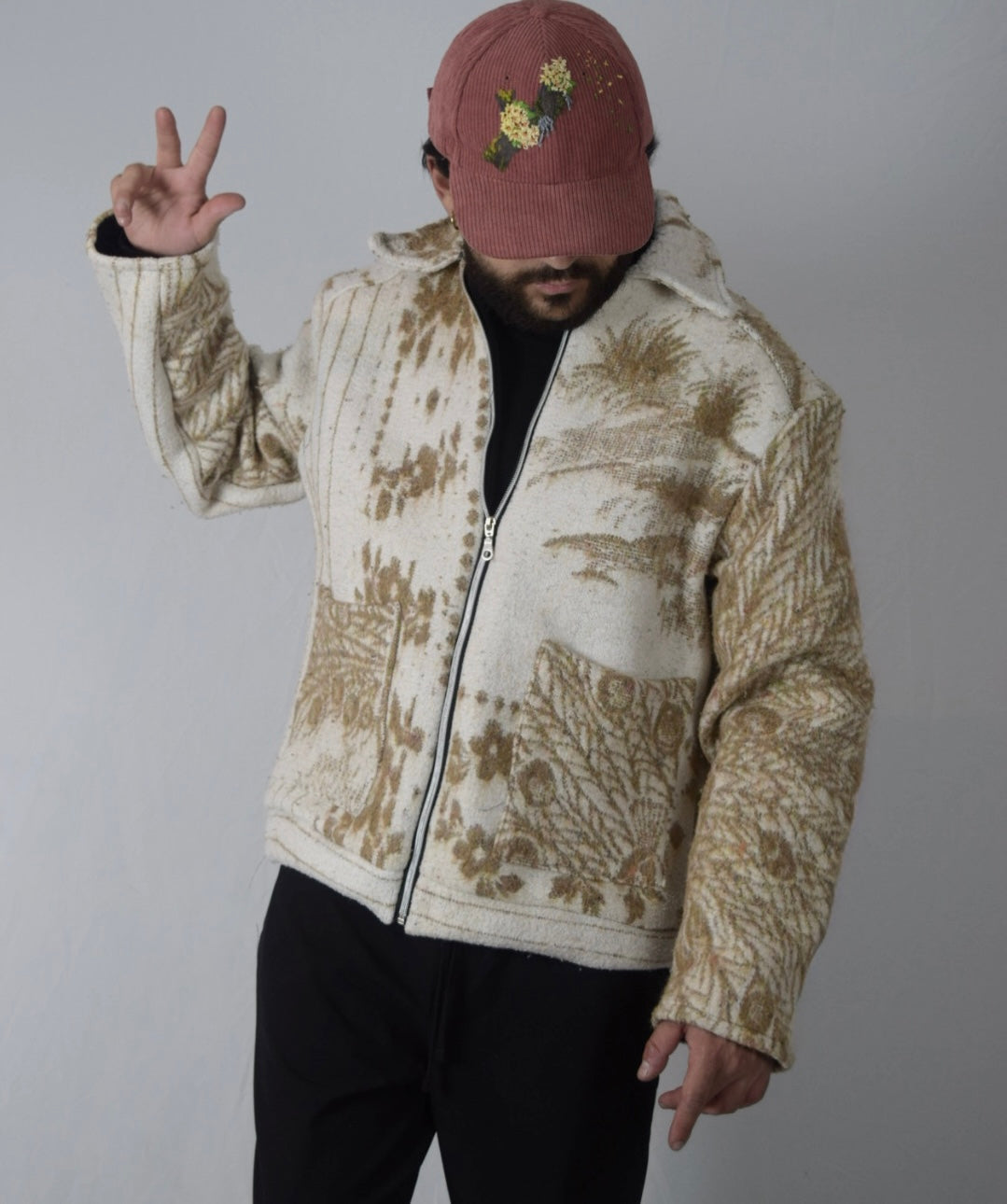 Chaqueta bosque blanco