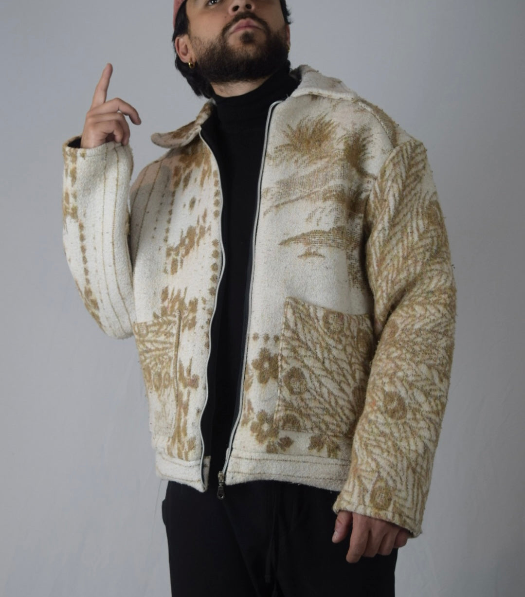 Chaqueta bosque blanco