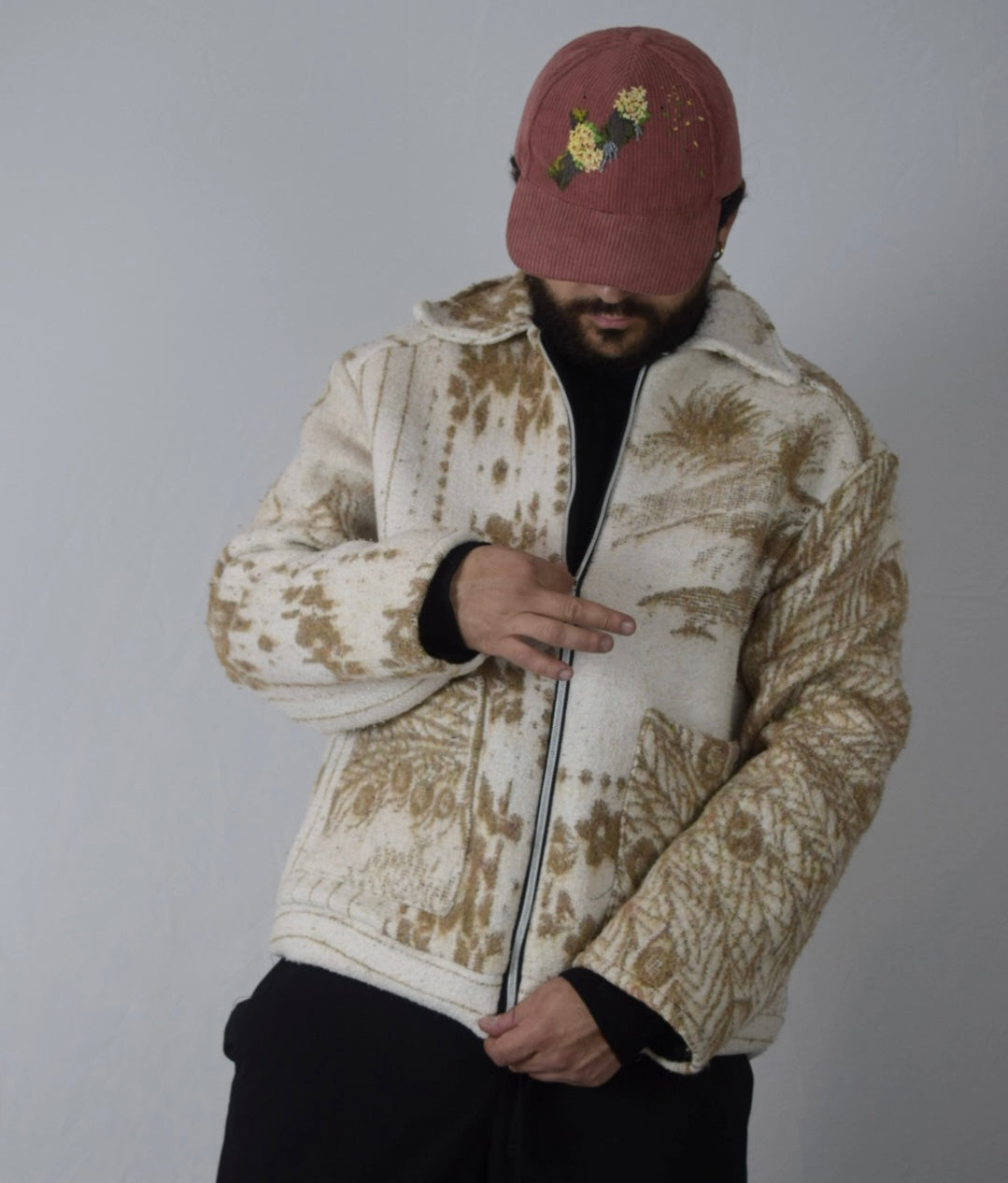 Chaqueta bosque blanco