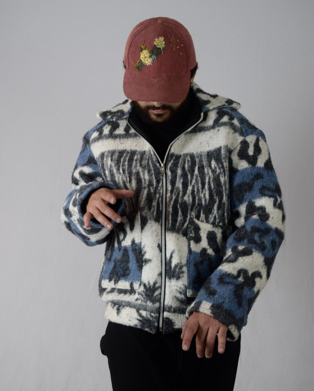 Chaqueta 4 tigres azul