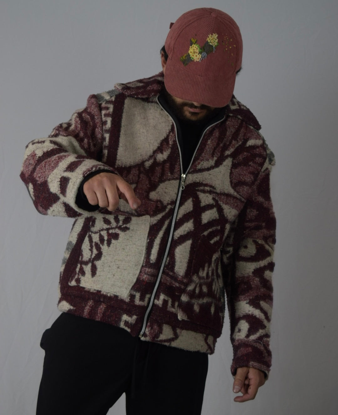 Chaqueta paisaje vino