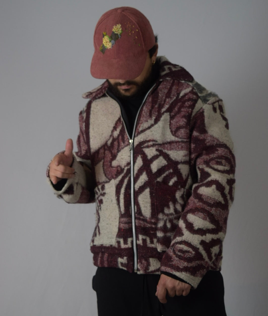 Chaqueta paisaje vino