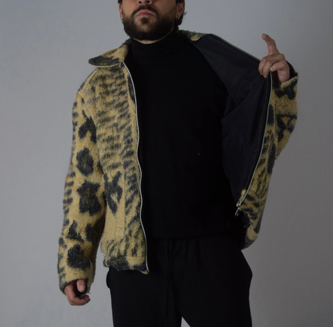Chaqueta 4 tigres mostaza