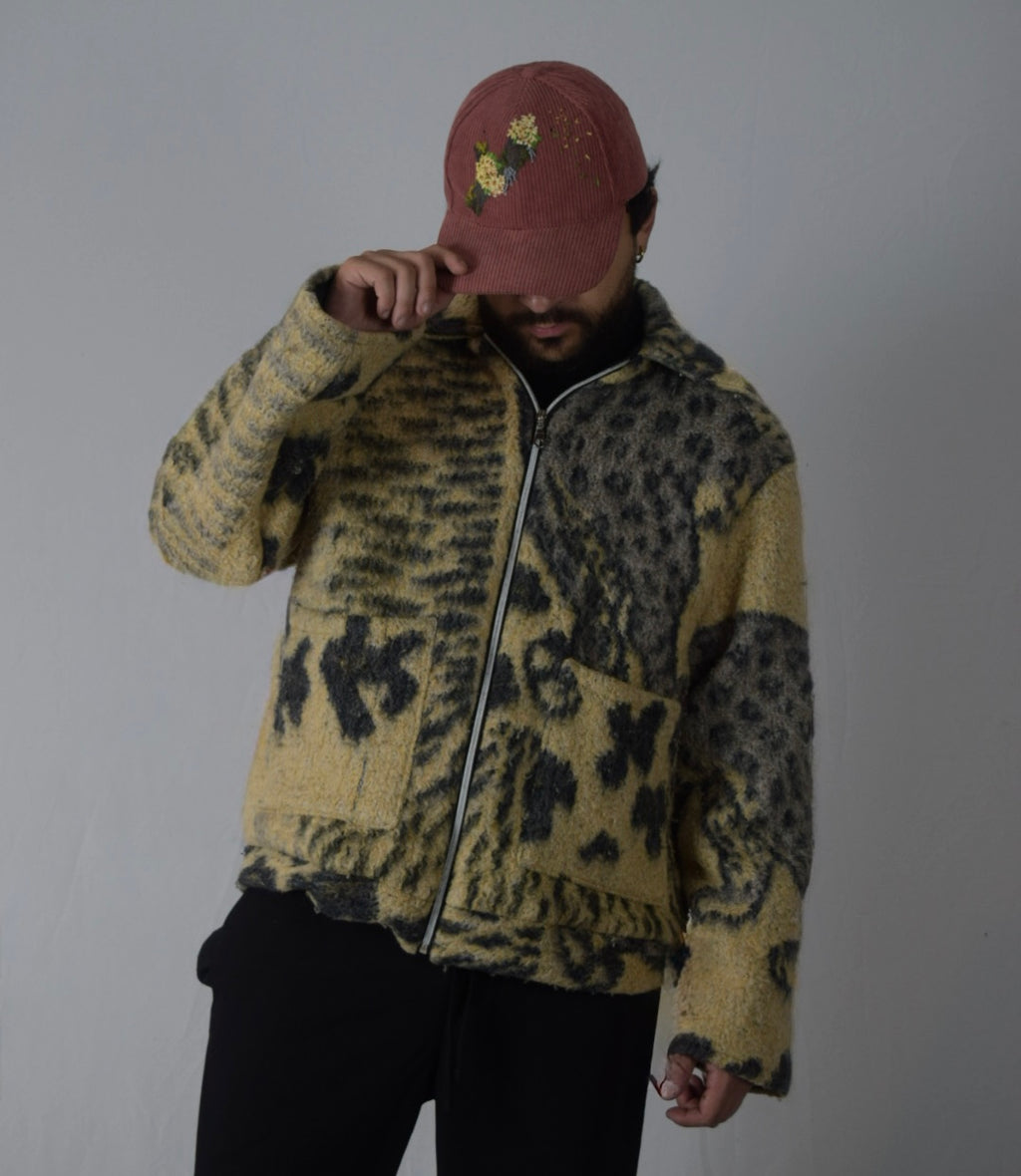 Chaqueta 4 tigres mostaza