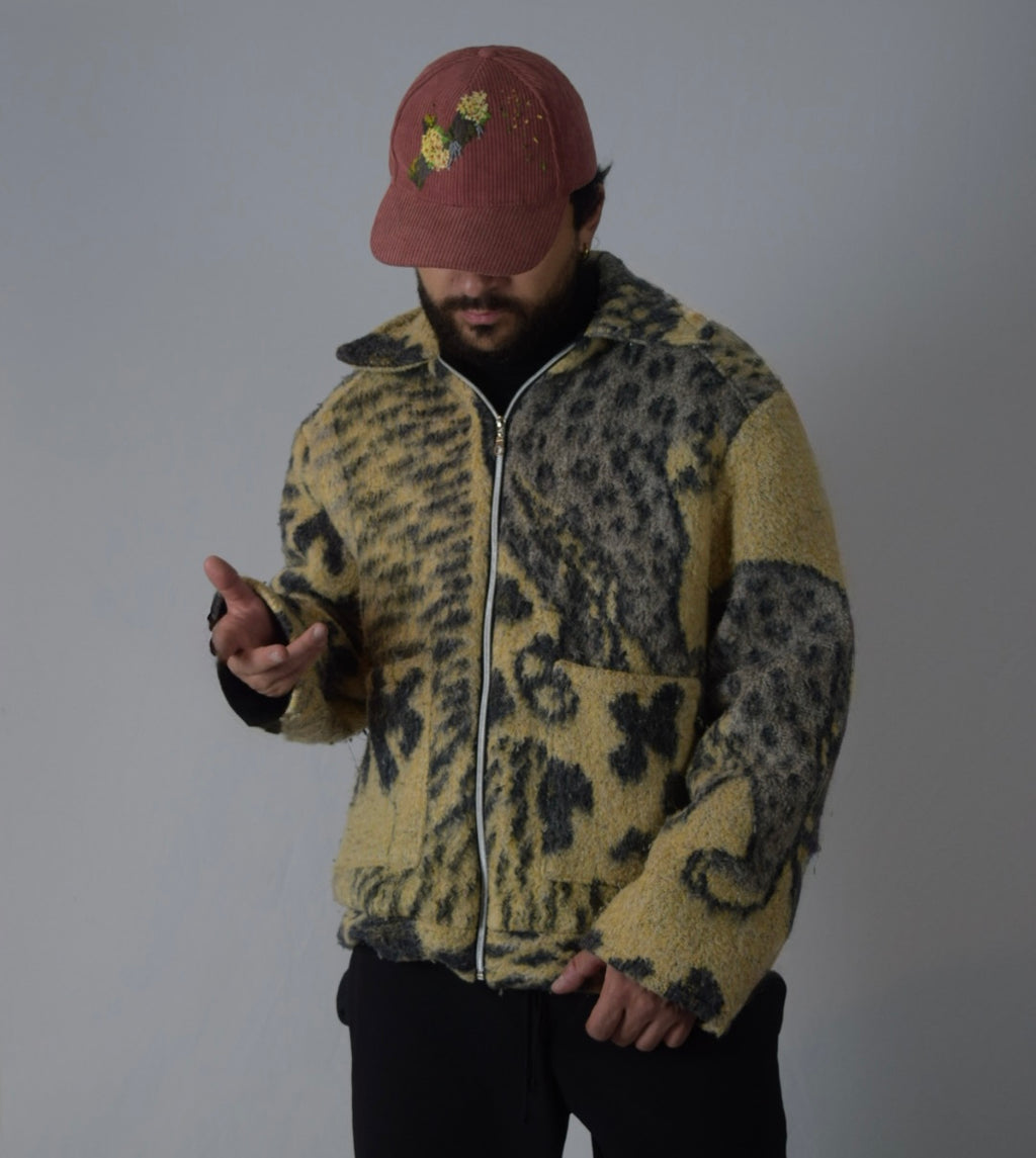 Chaqueta 4 tigres mostaza
