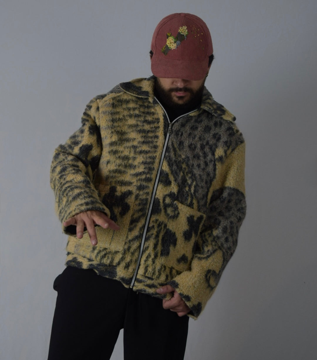 Chaqueta 4 tigres mostaza