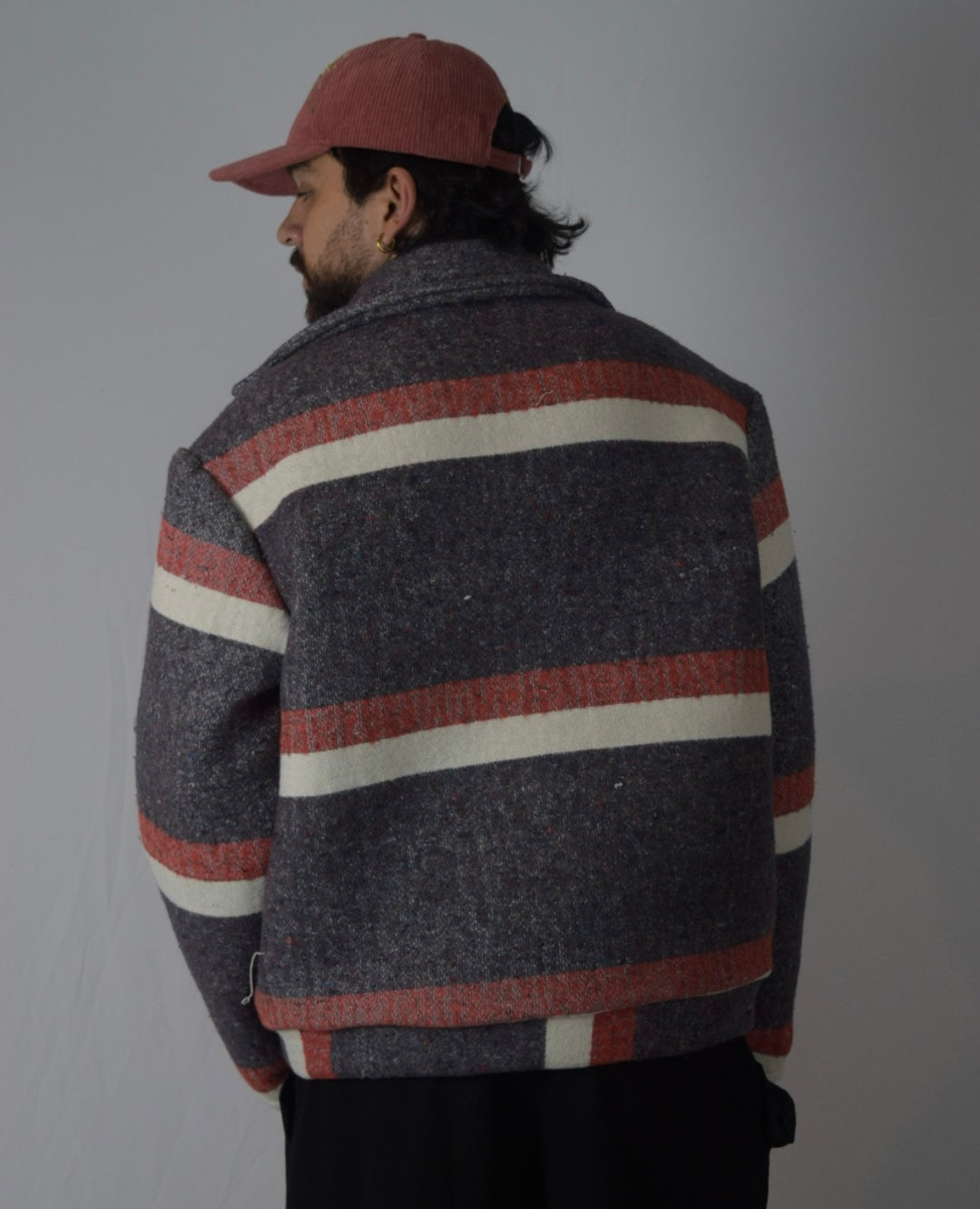 Chaqueta lineal tricolor