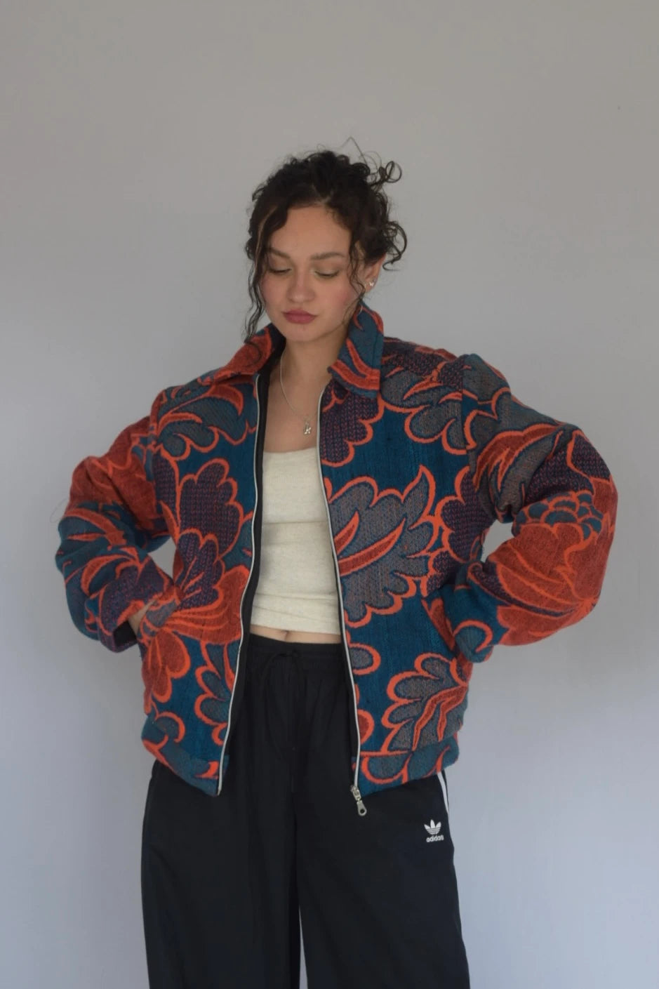 Chaqueta floral