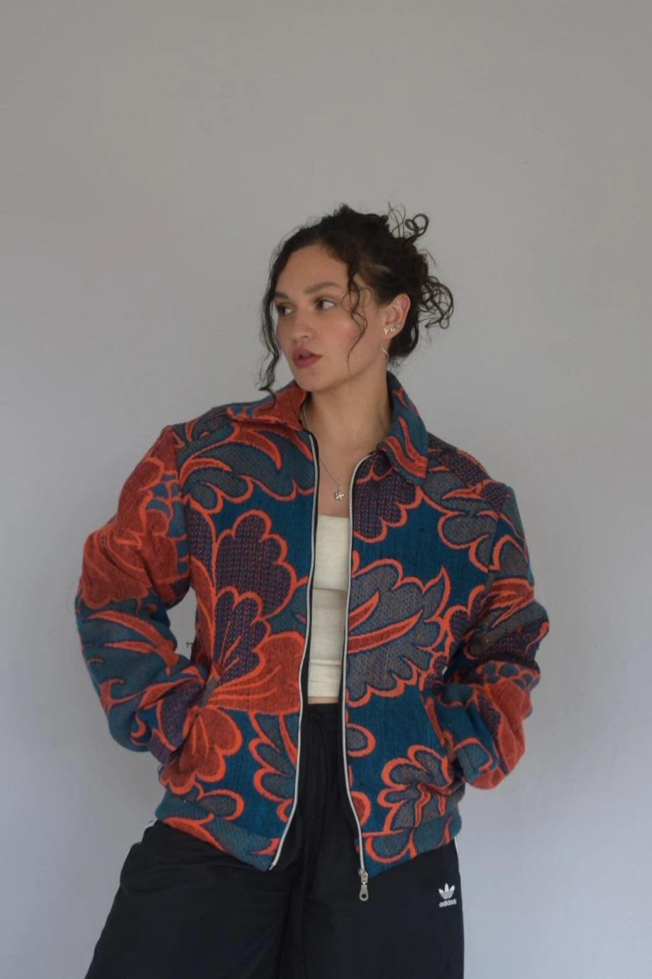 Chaqueta floral