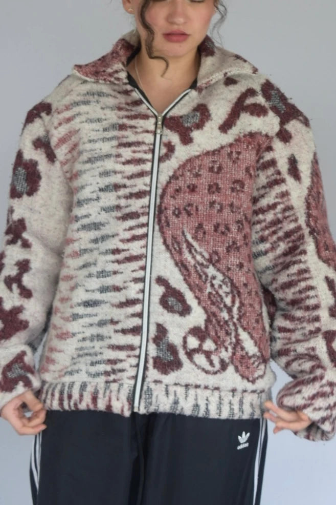 Chaqueta tigres palo de rosa
