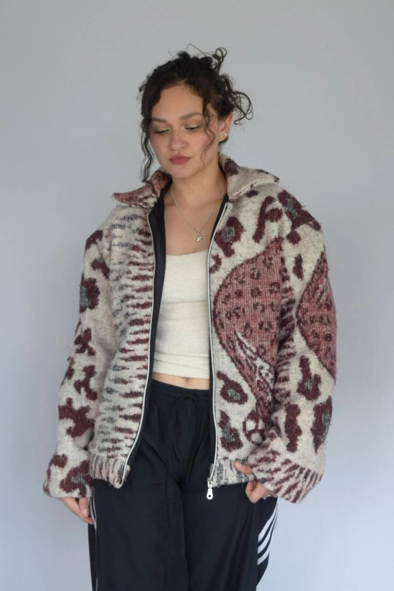 Chaqueta tigres palo de rosa