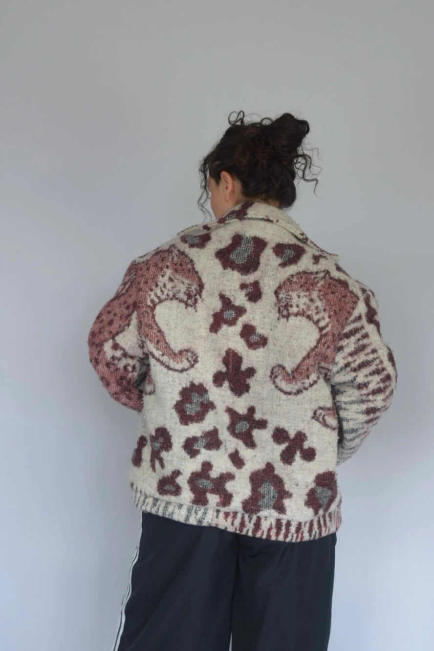 Chaqueta tigres palo de rosa