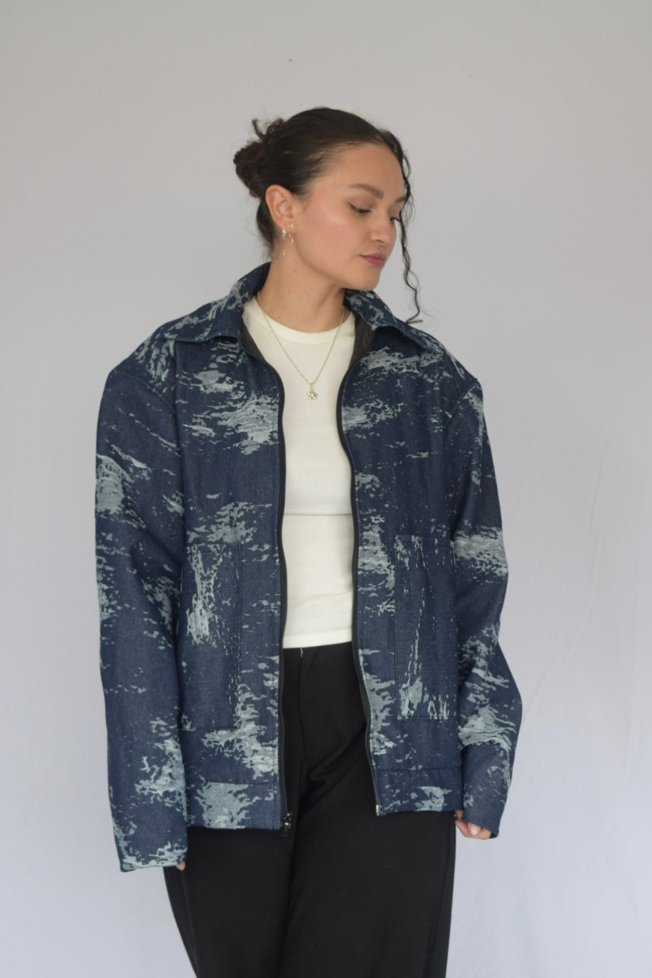 Chaqueta Denim Camuflaje