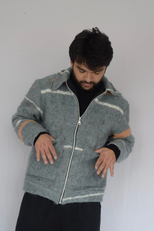 Chaqueta de tela recuperada Talla M