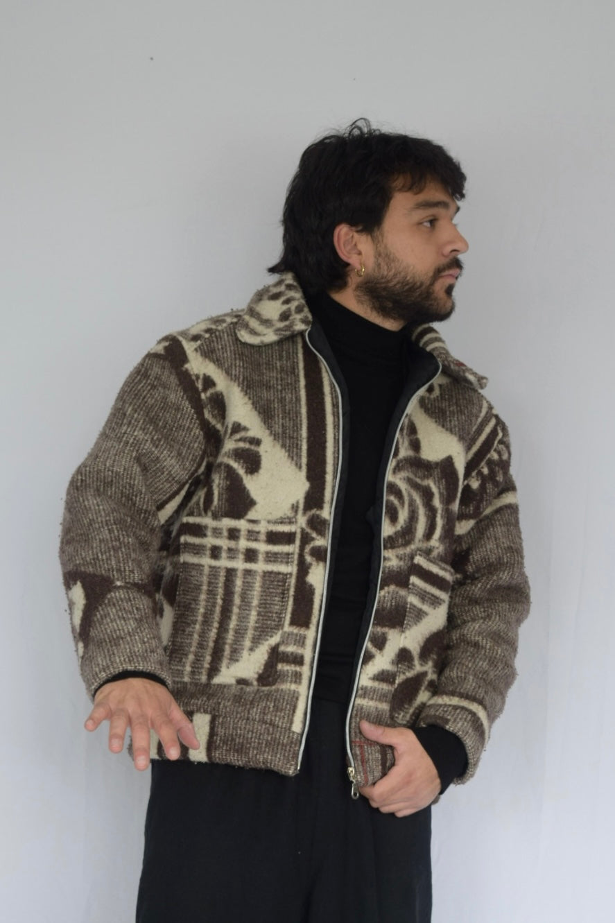 Chaqueta de tela recuperada, Talla M