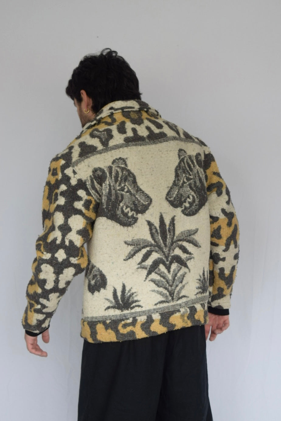 Chaqueta tela recuperada, talla M-L