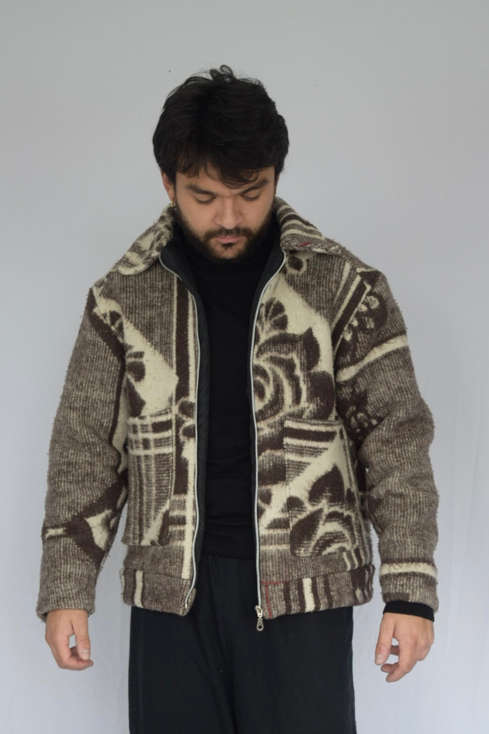 Chaqueta de tela recuperada, Talla M