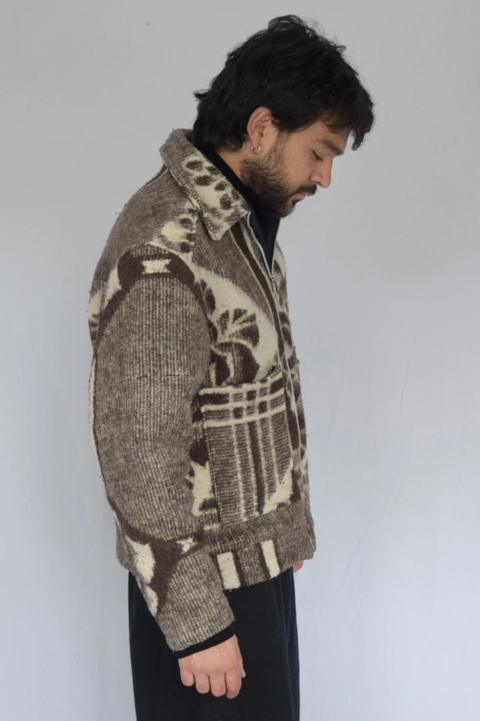 Chaqueta de tela recuperada, Talla M