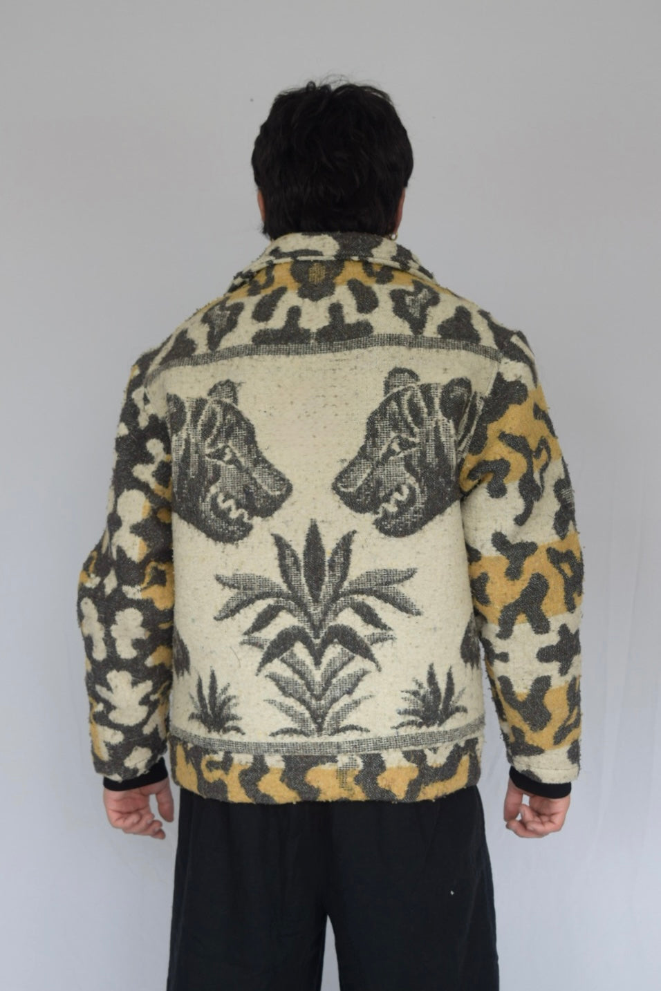 Chaqueta tela recuperada, talla M-L