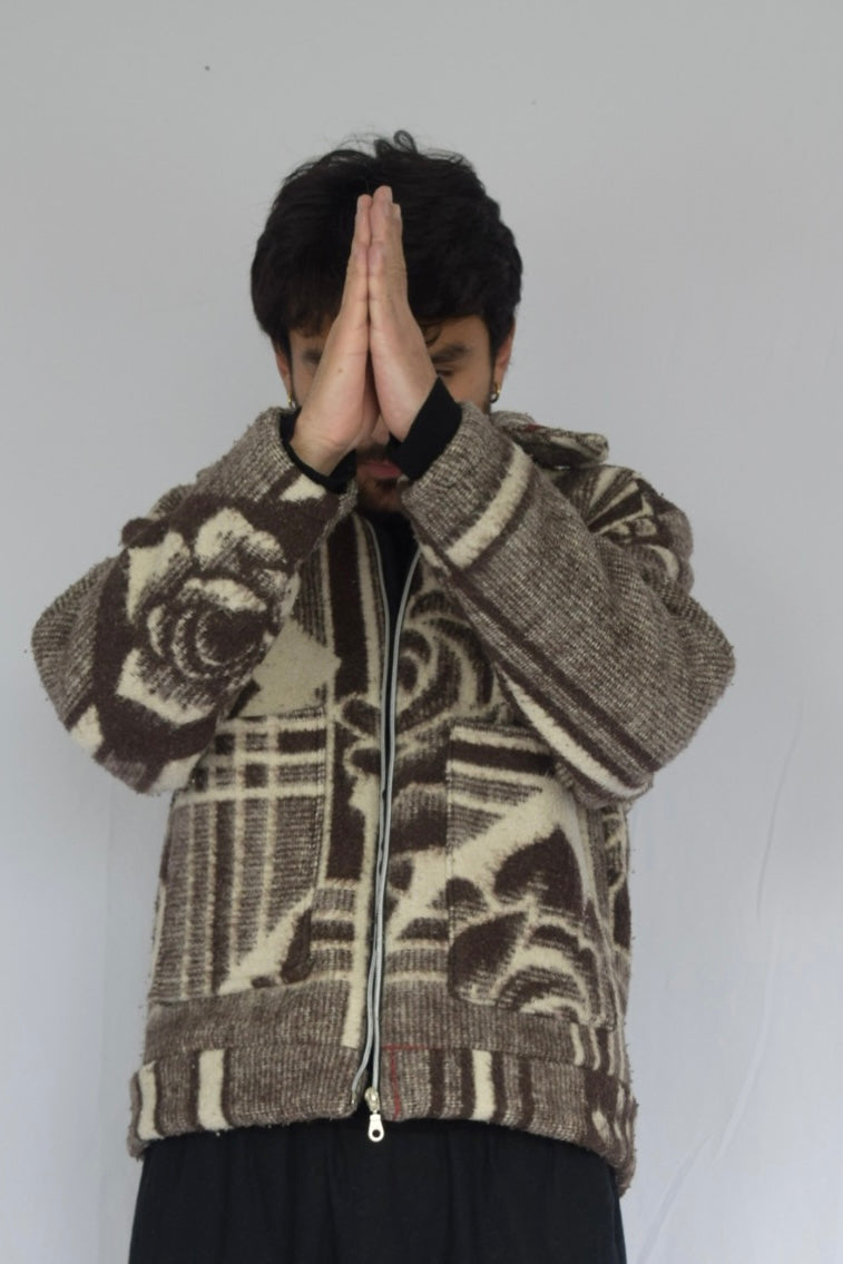 Chaqueta de tela recuperada, Talla M