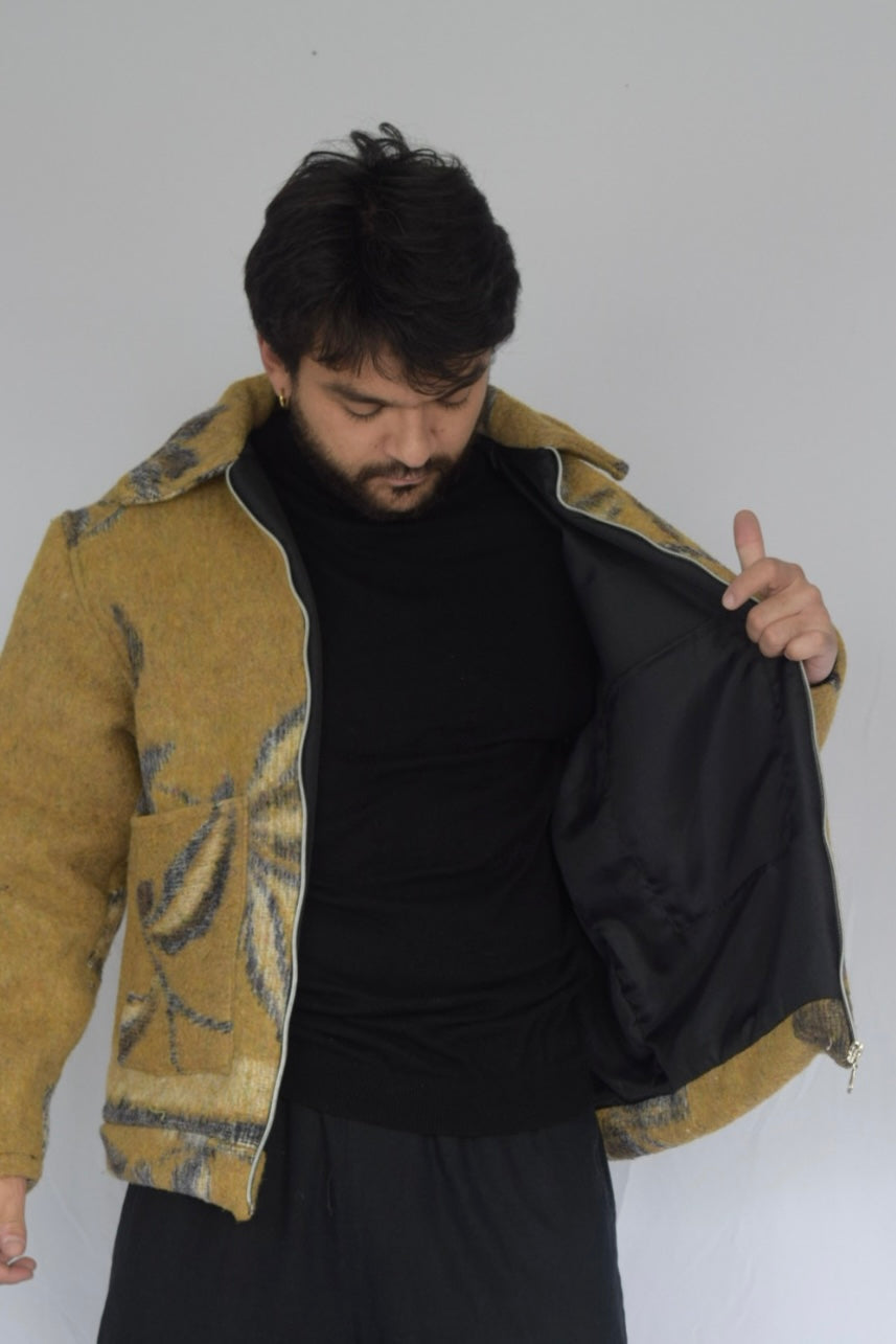 Chaqueta de tela recuperada, Talla M