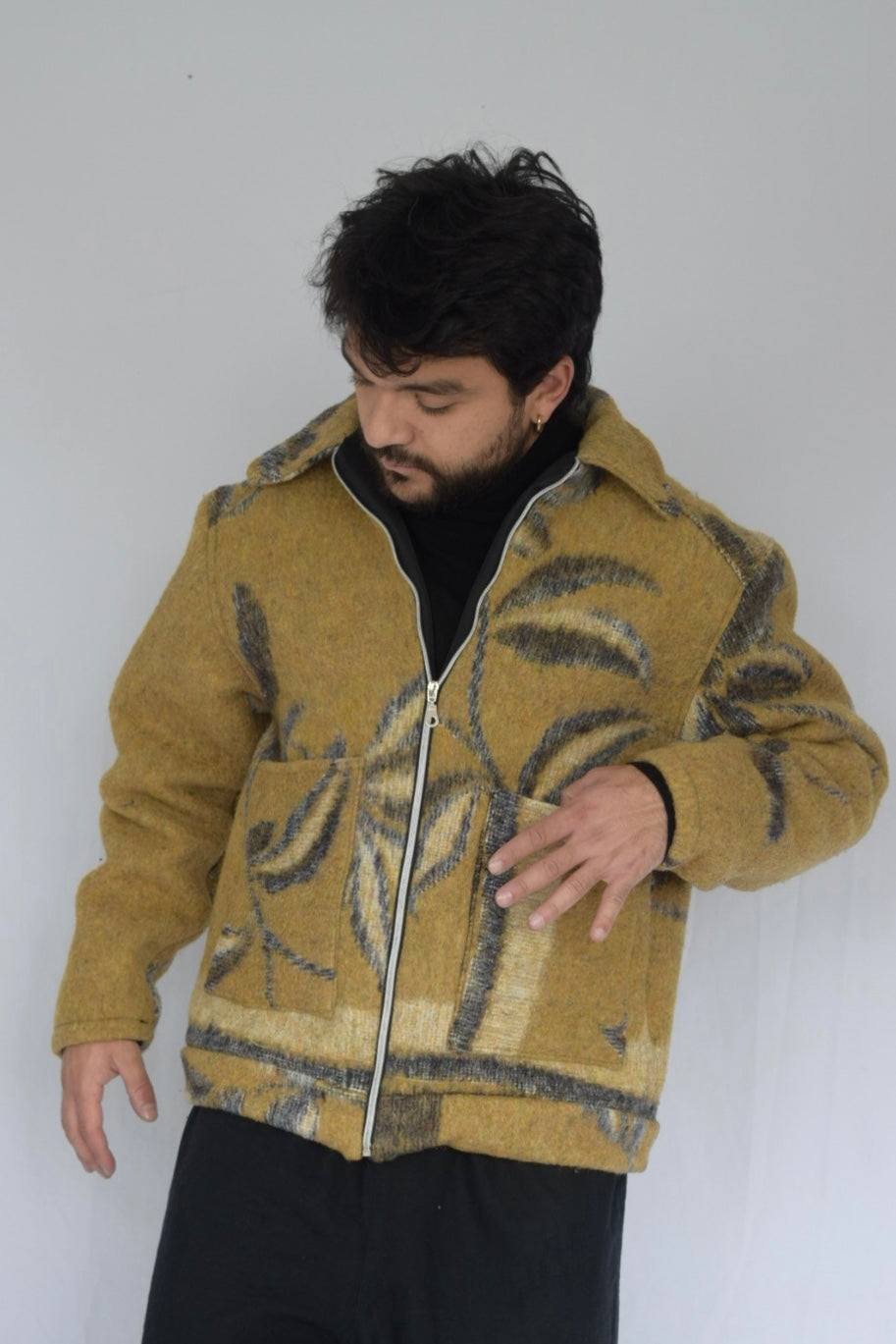 Chaqueta de tela recuperada, Talla M