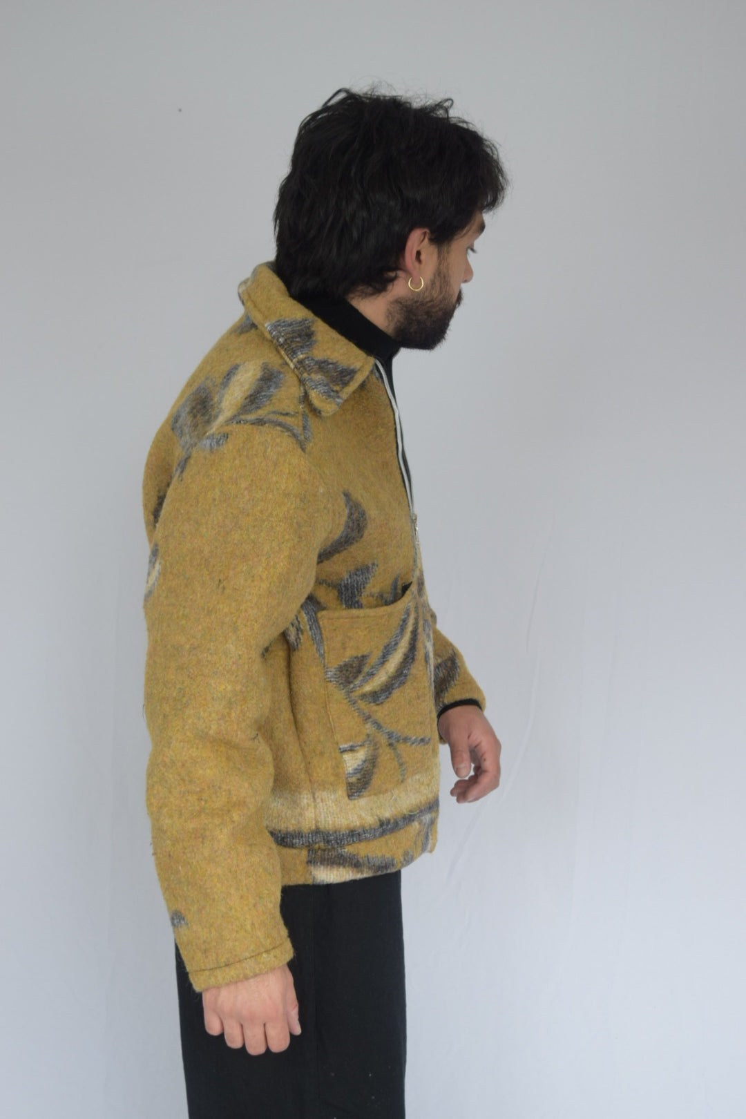 Chaqueta de tela recuperada, Talla M
