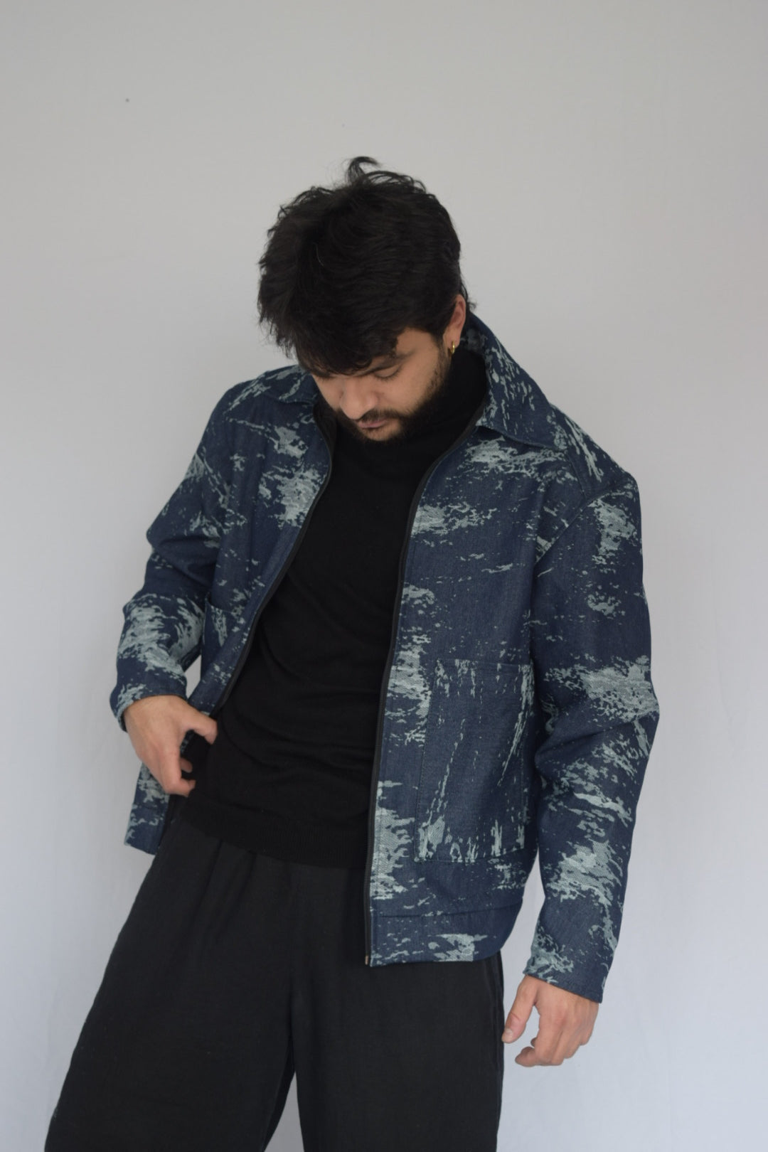 Chaqueta Denim Camuflaje