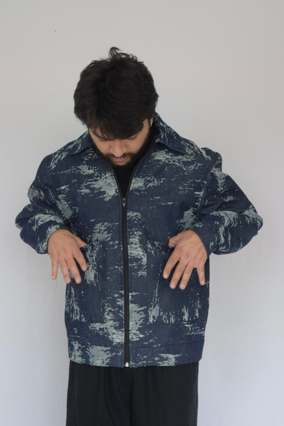 Chaqueta Denim Camuflaje