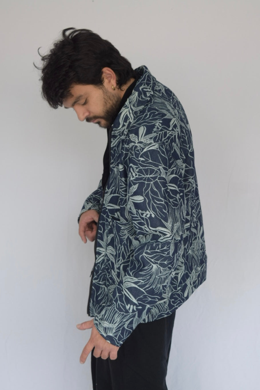 Chaqueta follaje denim