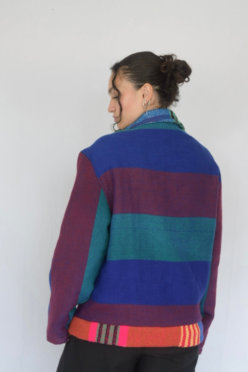 Chaqueta de tela recuperada, Talla M