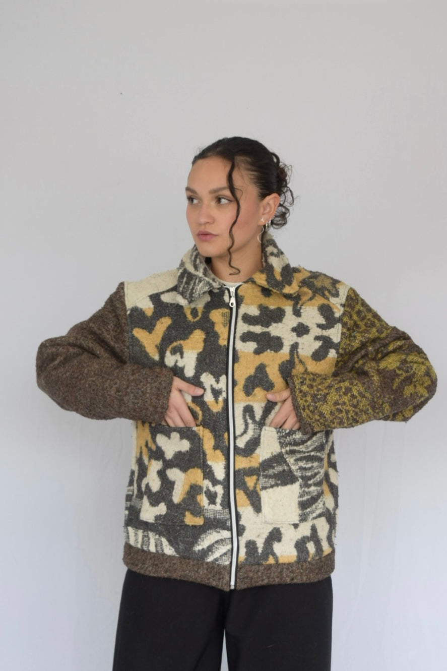 Chaqueta tela recuperada Talla M-L