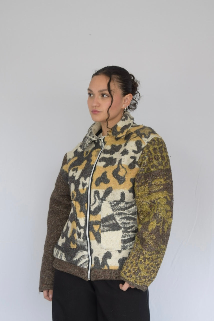 Chaqueta tela recuperada Talla M-L