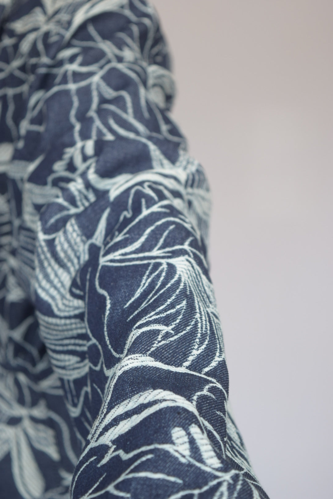 Chaqueta follaje denim
