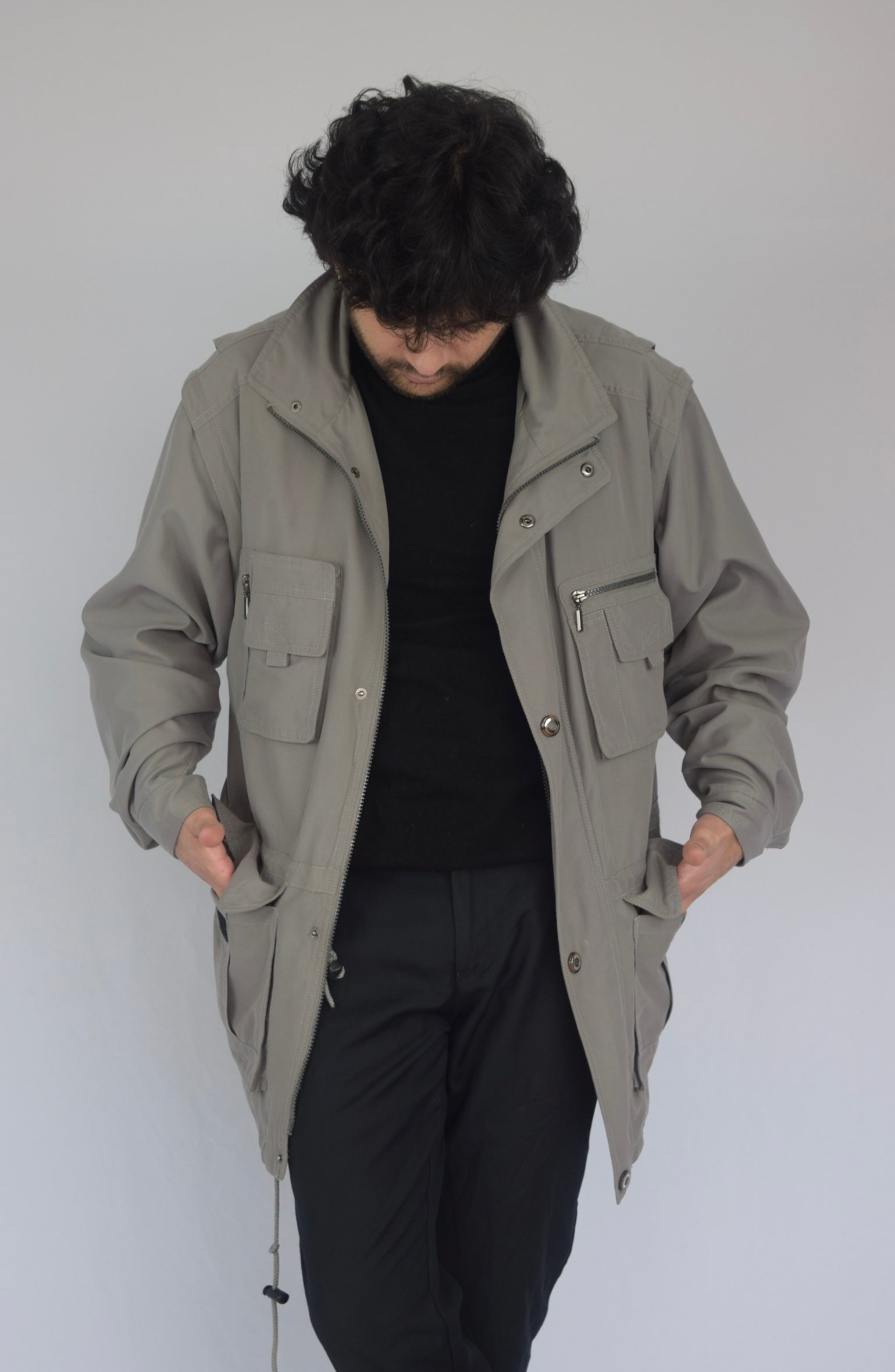 Chaquetón mangas desmontables