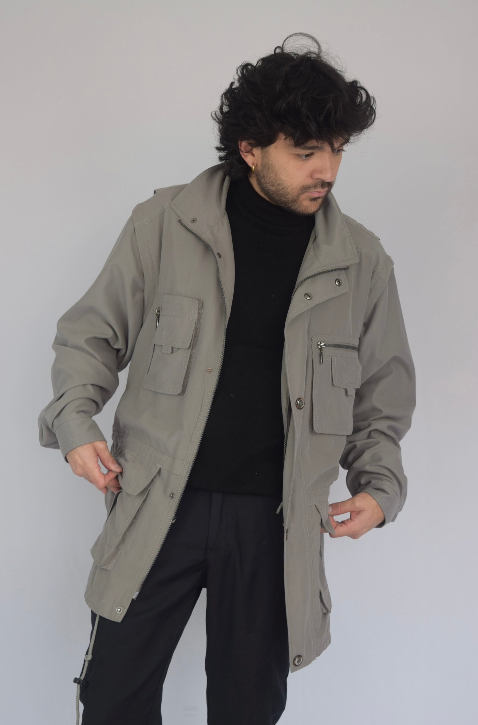 Chaquetón mangas desmontables