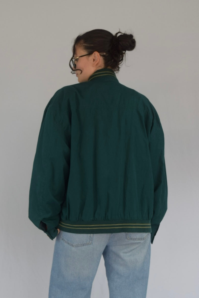 Chaqueta bombacha verde 90s