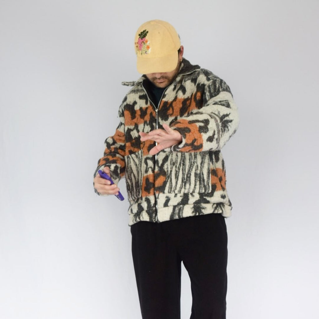 Chaqueta tigre naranja