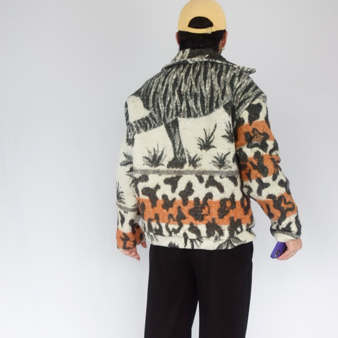 Chaqueta tigre naranja