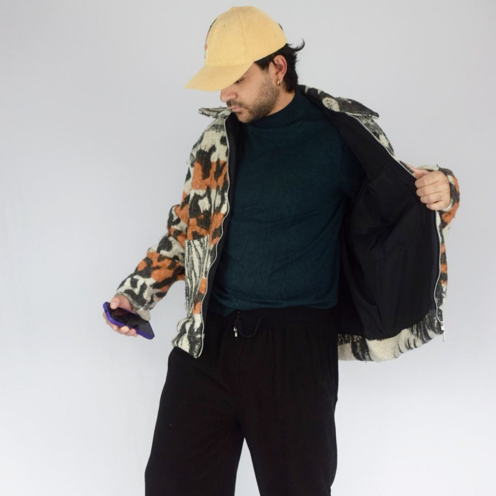 Chaqueta tigre naranja