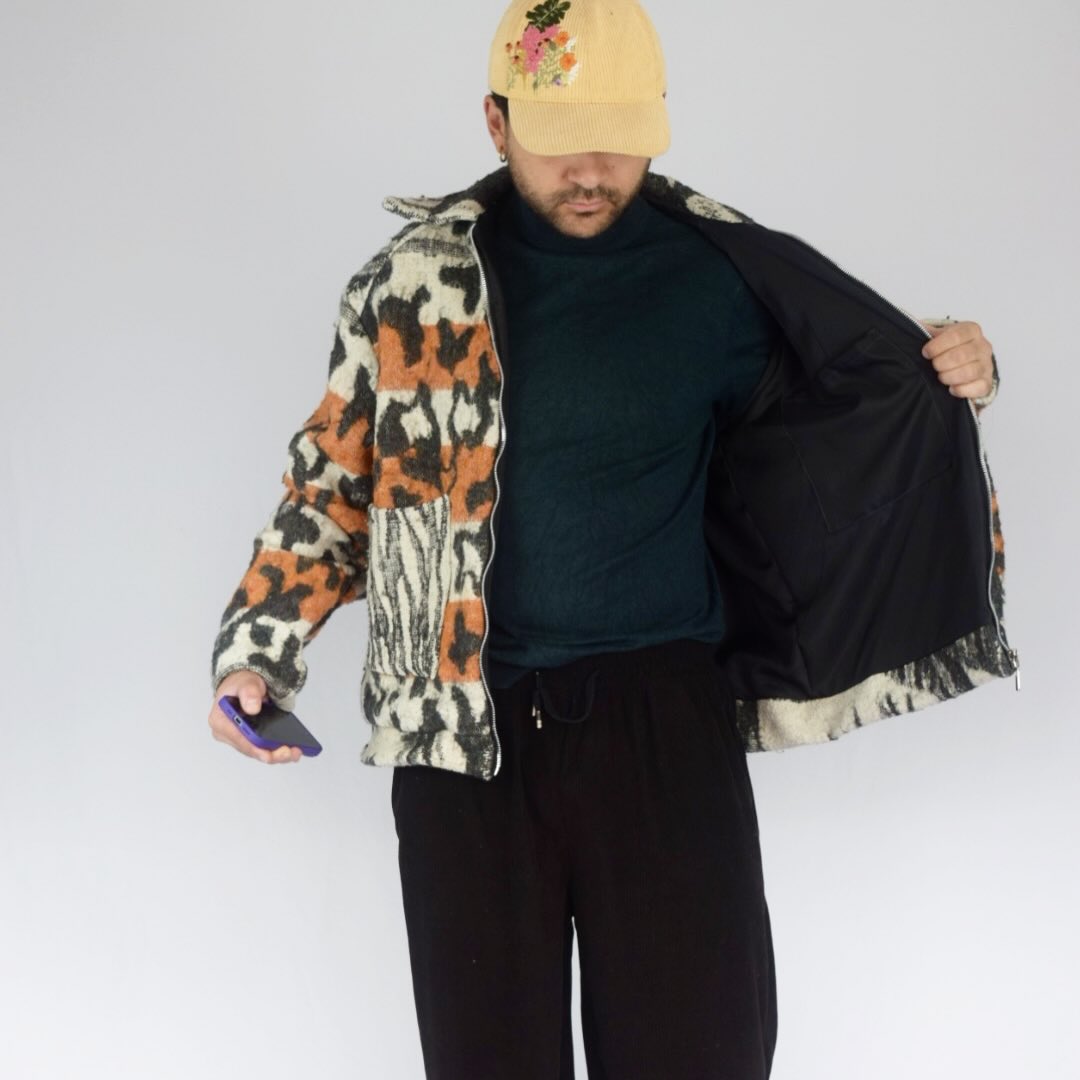 Chaqueta tigre naranja