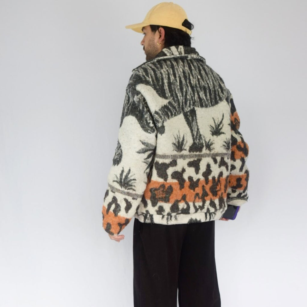 Chaqueta tigre naranja
