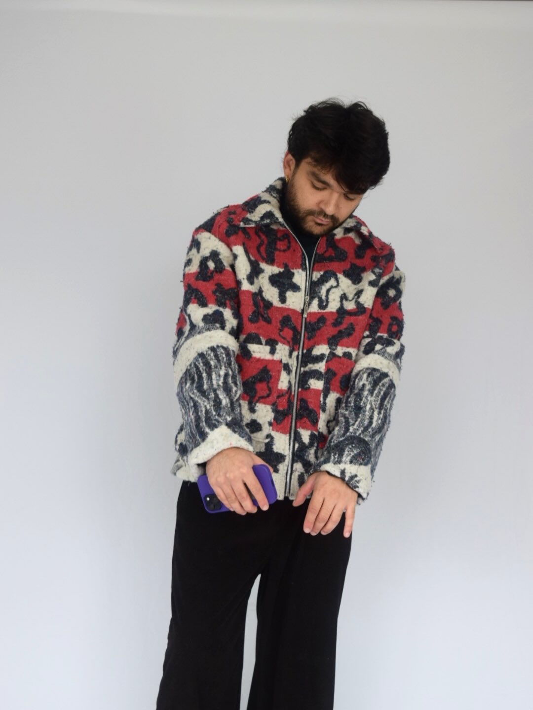 Chaqueta tigre roja