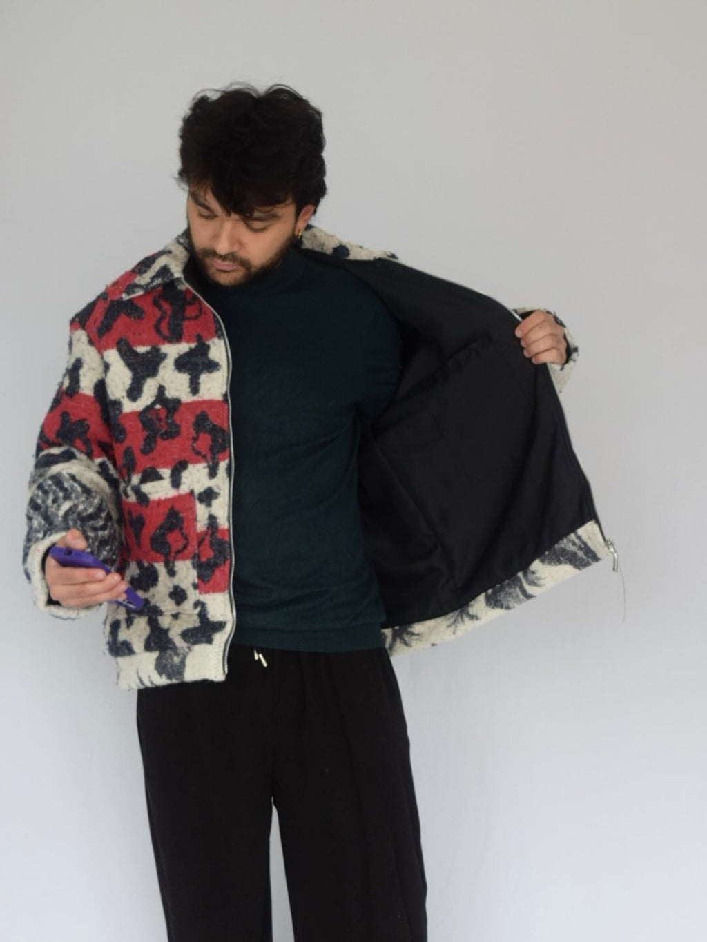 Chaqueta tigre roja