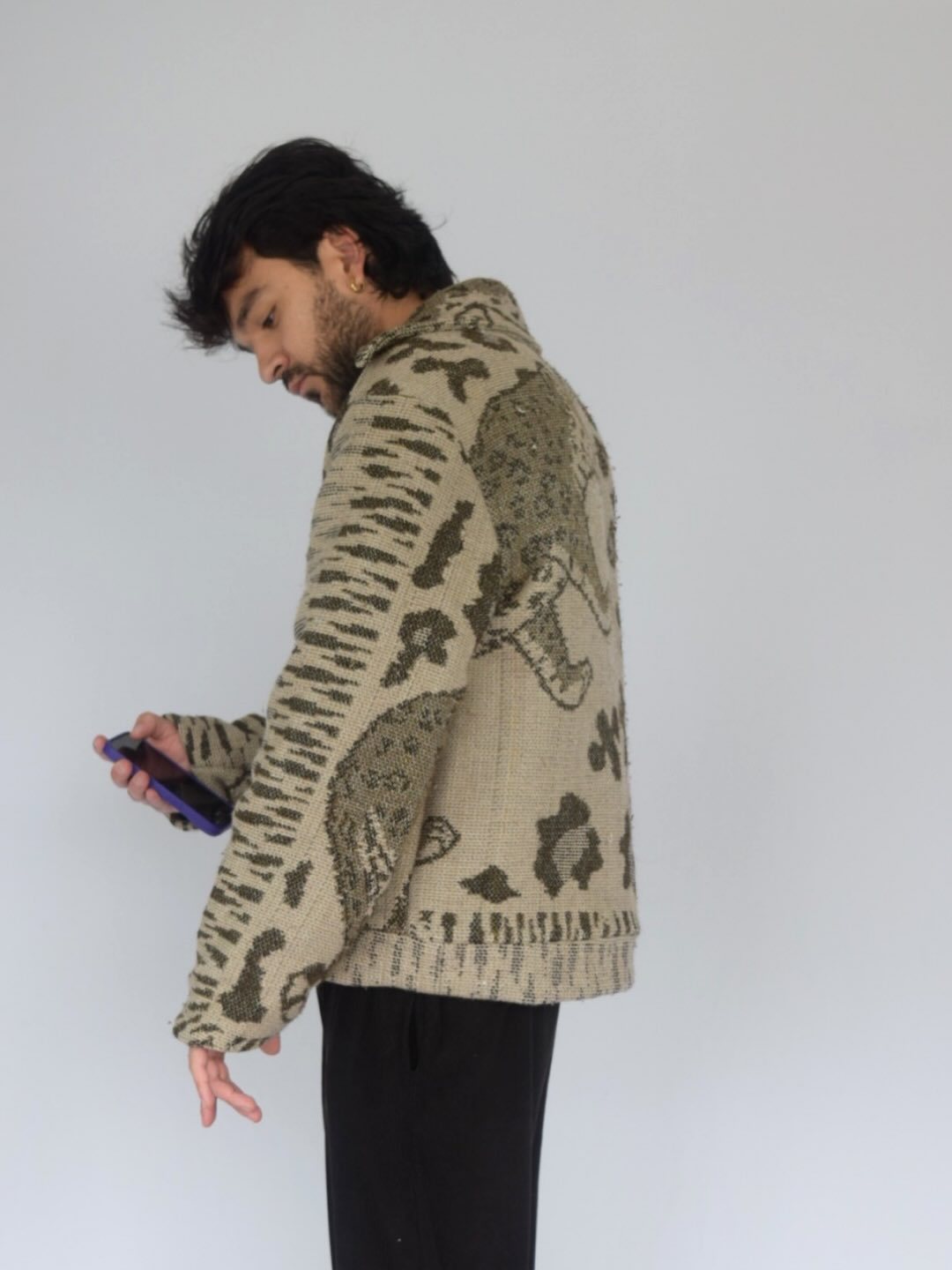 chaqueta 4 tigres café