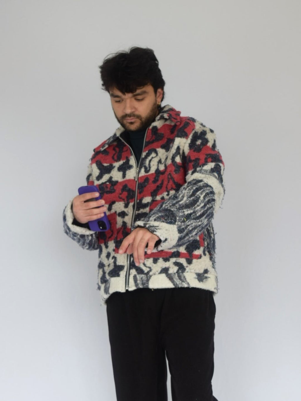 Chaqueta tigre roja